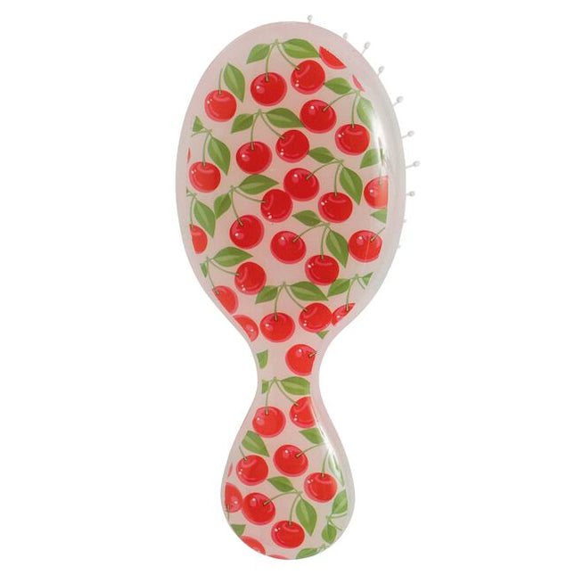 Meet the Mini Detangler An on-the-go brush that helps hair stay strong and healthy! The Mini Detangler gently loosens knots on wet or dry hair without pulling or snagging.