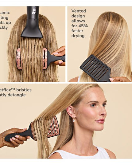 Revolutionizing hair styling, one brush at a time. With consumers increasingly seeking faster, healthier ways to style their hair, Ceramic Speed Dry Paddle stands at the intersection of style, speed, and care.