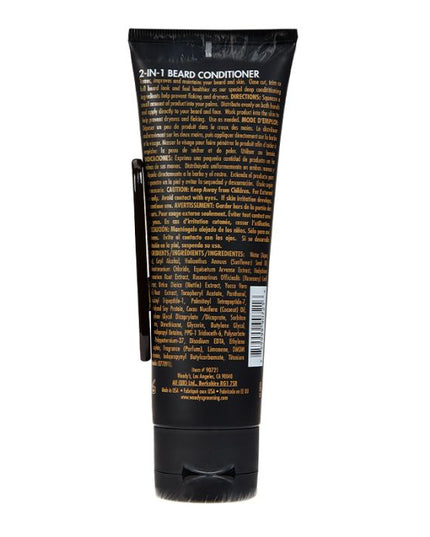 Meet our Woody's 2-in-1 Beard Conditioner, your secret weapon for taming, improving, and maintaining your magnificent facial hair! Whether you're rocking a close cut or kicking it Viking style, this game-changing product is here to make your beard look and feel healthier than ever before.