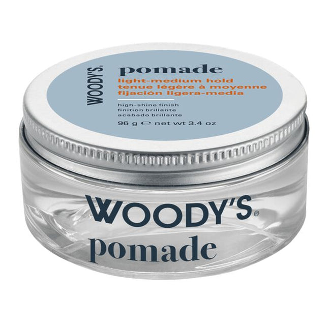 Looking for a clean, natural look with just the right amount of control? Woody's Pomade delivers a light-to-medium hold with high-shine - your style stays locked in without looking overdone. Infused with marine extracts, this formula does more than hold your hair in place- it strengthens, hydrates, and supports a healthy scalp while sealing in moisture. You get long-lasting performance with added care where it counts.