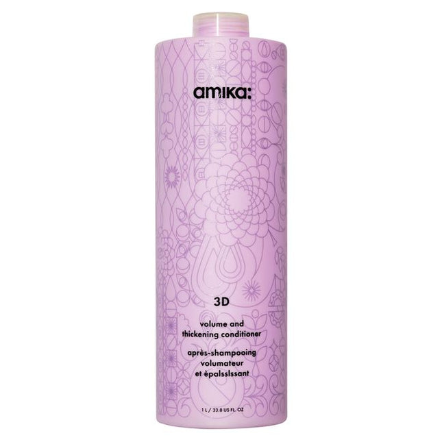 Lightweight conditioner provides the ultimate thickening boost for big results with a voluminous finish.
