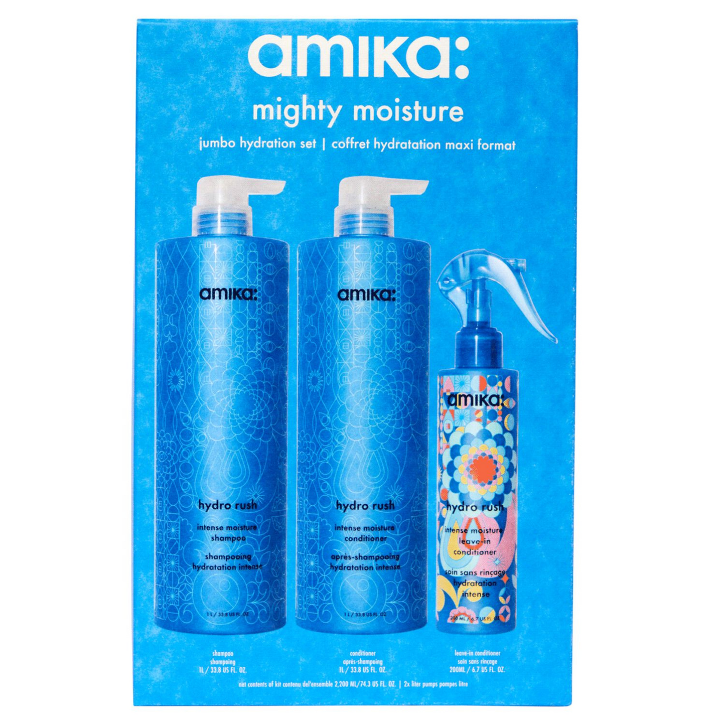 amika - Mighty Moisture Jumbo Hydration Set