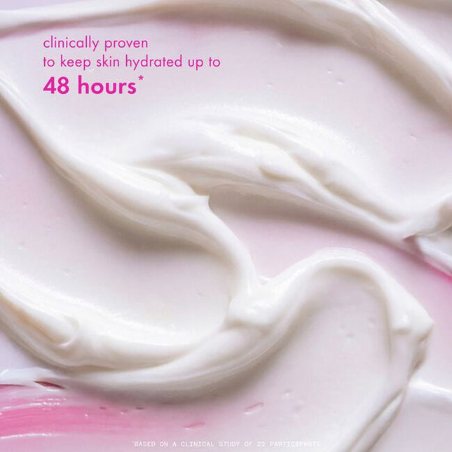 Hug skin in hydration with this nourishing body butter formulated with a luxurious, rich whipped texture and amika's iconic warm fruity floral scent. Skin barrier-supporting ceramides, replenishing shea butter, and gentle-yet-effective smoothing acids give dull, dry skin the TLC it deserves. Perfect for upgrading your client's everything shower, or treating yourself.