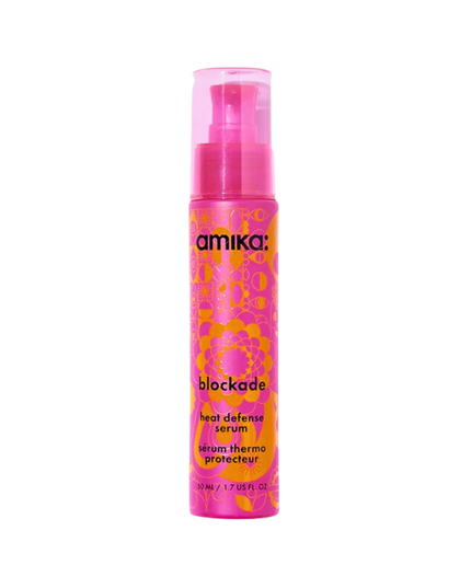 Meet the heat protectant stylists swear by. Blockade protects hair from heat up to 450°F,* smooths frizz + adds shine in one multitasking oil serum. Ideal for all hair types—especially medium to thick hair—reach for it before the blowout, ahead of hot tools, and again for glossy finishing touches.