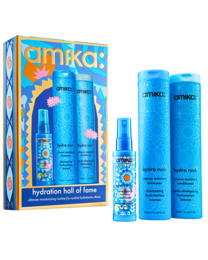 Cleanse, condition, and treat with a set that keeps thirsty hair hydrated for days, all wrapped in limited-edition art and ready to gift!