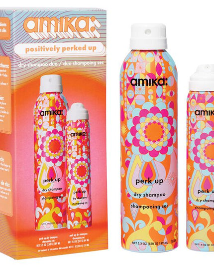Positively Perked Up Set Includes:

(1) - Perk Up Dry Shampoo, 5.3 oz.
(1) - Perk Up Dry Shampoo, 1.8 oz.