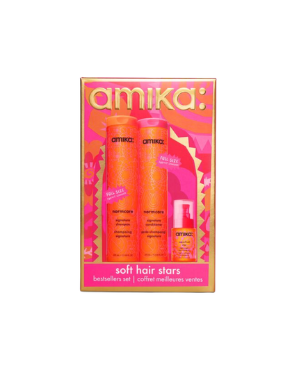A curated 3 step-routine to cleanse, condition, and smooth for soft strands, all wrapped in limited-edition art and ready to gift!