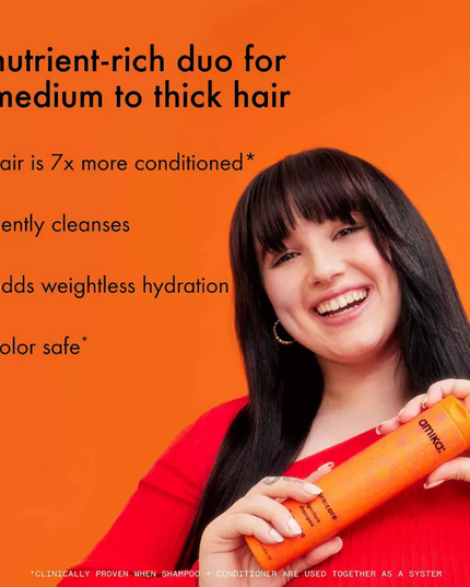 A supersized wash-care set packed with superfruit-powered vitamins and nutrients for soft, nourished hair.