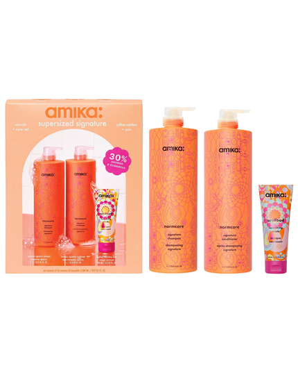 A supersized wash-care set packed with superfruit-powered vitamins and nutrients for soft, nourished hair.