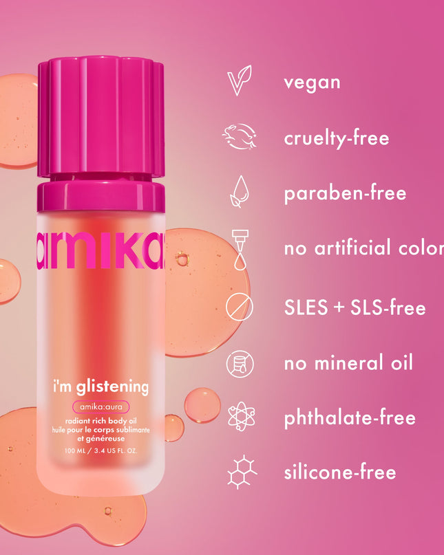 A clinically proven, fast-absorbing body oil with oil-soluble vitamin C that fades discoloration and evens skin tone* for a more radiant, all-day glow.