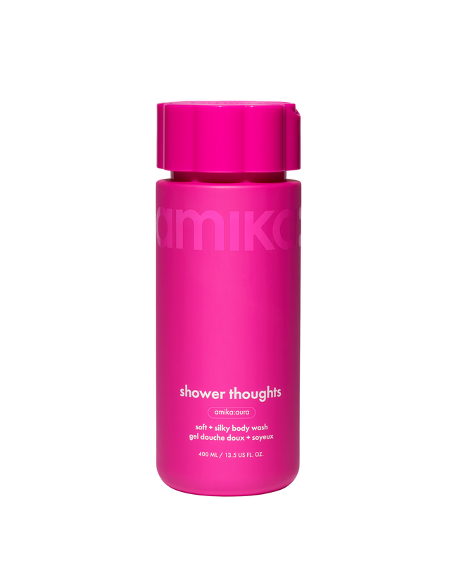 A silky, clinically proven body wash with hydrating glycerin + gentle fruit AHAs that cleanses + softens skin without leaving it stripped.