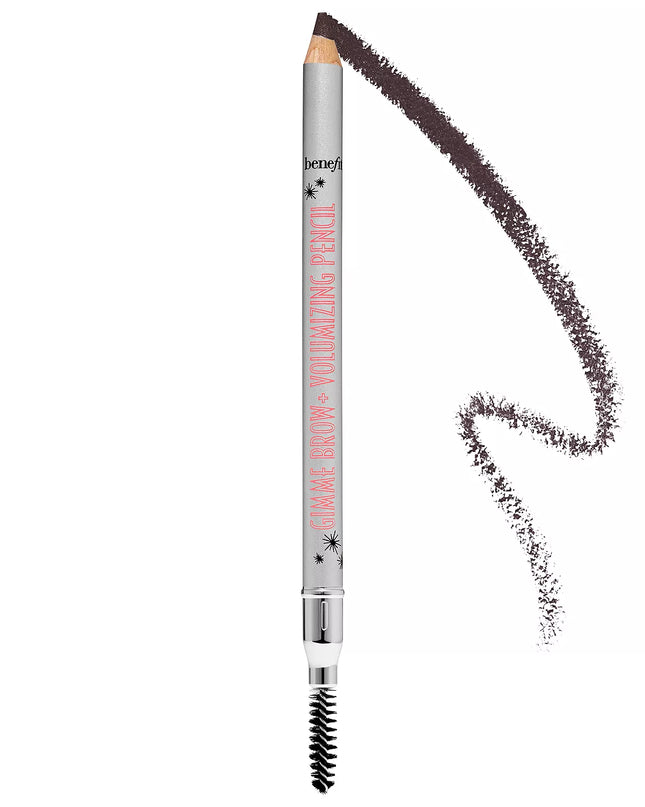 Easy-to-use, volumizing brow pencil that combines fibers AND powder, which adhere to skin hairs to volumize, fill define brows.