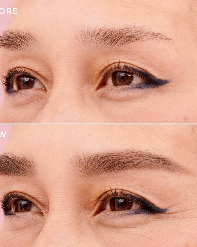 Easy-to-use, volumizing brow pencil that combines fibers AND powder, which adhere to skin hairs to volumize, fill define brows.