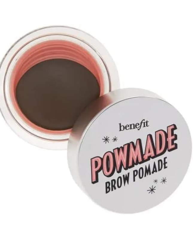 Take control of your brows with Benefit's full-pigment brow pomade! POWmade Waterproof Brow Pomade glides on POWerful color and pairs perfectly with a creamy, waterproof, non-drying formula allows you to fill, sculpt &amp; define brows with natural-looking depth &amp; dimension.