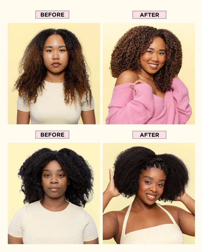 Bouncy, defined, frizz-free curls — in a pastel dream kit. The DesignME Dream Mane Curl Kit is a limited edition four-step routine built around the bestselling BounceME collection. Designed to hydrate, shape, and smooth every curl type, this travel-ready set gives your texture the care it deserves, all tucked into a chic pastel carry case.