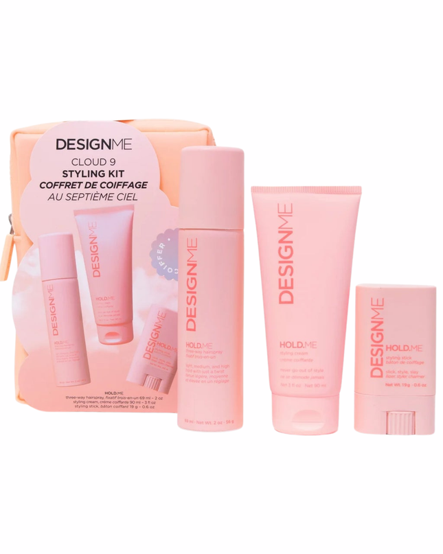 Turn heads at every celebration this season with the help of our limited-edition Cloud 9 Styling Kit!