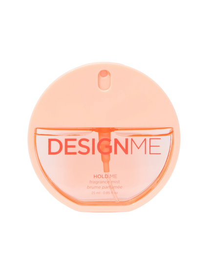 Our customer-loved HOLD.ME scent, now available in a fragrance mist designed to keep you smelling fresh and vibrant from morning to night. Bursting with juicy nectarine, this radiant fruity-floral fragrance blooms with delicate florals and peach blossom before settling into a warm blend of amber, white wood, and musk.
