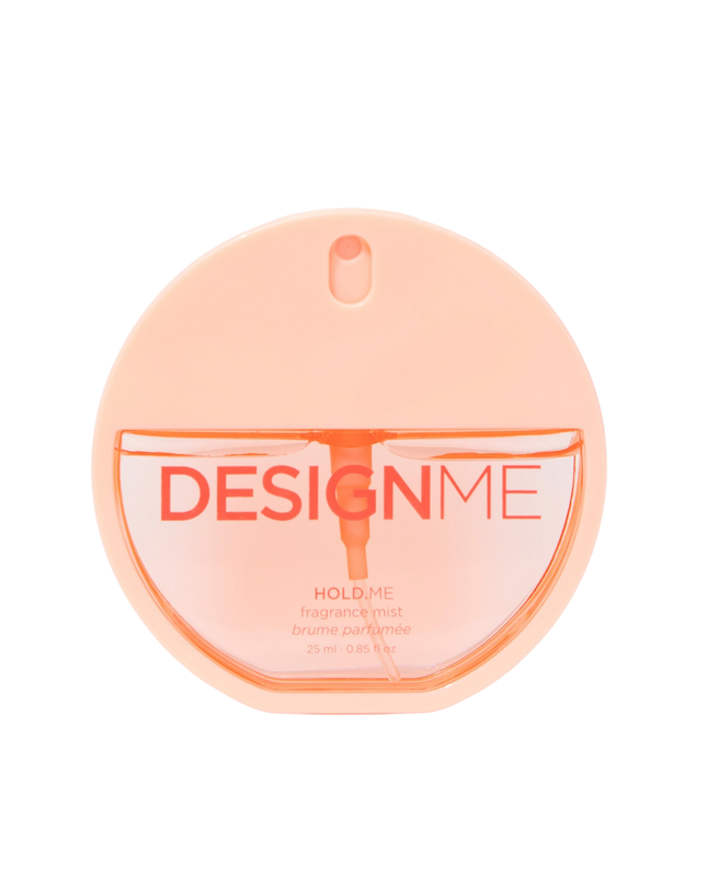 Our customer-loved HOLD.ME scent, now available in a fragrance mist designed to keep you smelling fresh and vibrant from morning to night. Bursting with juicy nectarine, this radiant fruity-floral fragrance blooms with delicate florals and peach blossom before settling into a warm blend of amber, white wood, and musk.