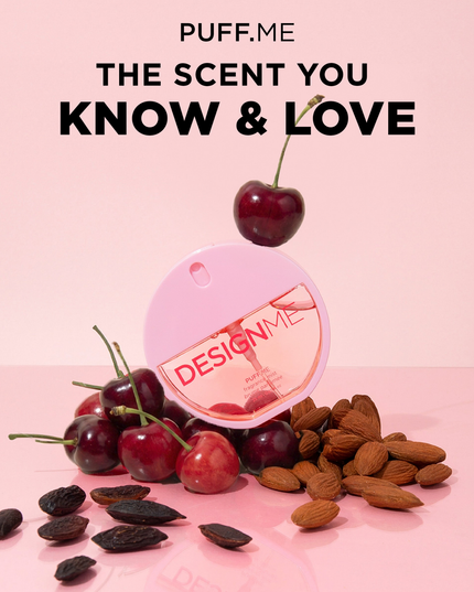 Our customer-loved PUFF.ME scent, now available in a fragrance mist designed to keep you smelling irresistible from morning to night. Bursting with juicy black cherry and sweet almond, this addictive fragrance is layered with warm notes of tonka bean, vanilla, and musk.