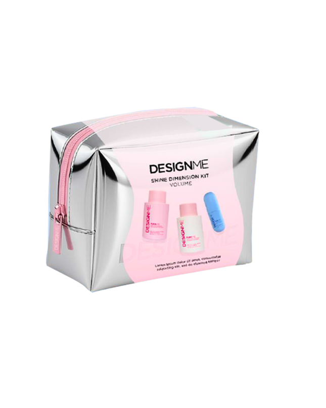 Give hair the ultimate boost with the DESIGN.ME PUFF.ME Shine Dimension Kit 2026. This three-piece haircare set combines volumizing shampoo and conditioner with the multi-benefit FAB.ME Leave-In Treatment to help create fuller-looking, soft, manageable hair with added shine and dimension.