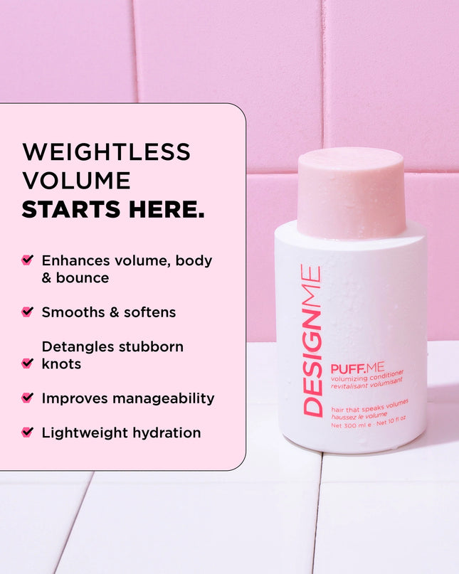 Weightlessly nourishes hair while infusing it with maximum volume. Perfect for those with fine, flat or limp hair, this conditioner is designed to give hair body &amp; bounce, while detangling, smoothing &amp; restoring shine. Hair feels softer than ever, without feeling greasy or weighed down.