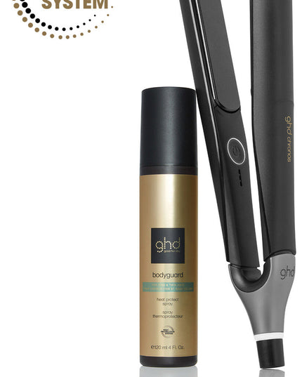 Introducing the NEW ghd Bodyguard Heat Protect Spray for Fine & Thin Hair - the ultimate protection your delicate locks have been waiting for. We've formulated this groundbreaking product specifically for fine and thin hair, ensuring that you can enjoy your favorite heat styling tools without compromising on the health and volume of your hair. 