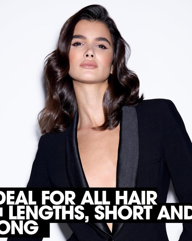 New ghd Chronos Curve new range of curlers with Curl-Responsive Technology with for 3x faster, high-definition results for easy, frizz-free curls that last all day. ghd chronos curve classic tong has a 1" medium barrel with spring activated ergonomic lever for Frizz-Free Curls, 50% more shine, and no extreme heat damage. Designed and tested by professionals our newest innovation yet, Classic Tong is the perfect tool for long-lasting voluminous curls.