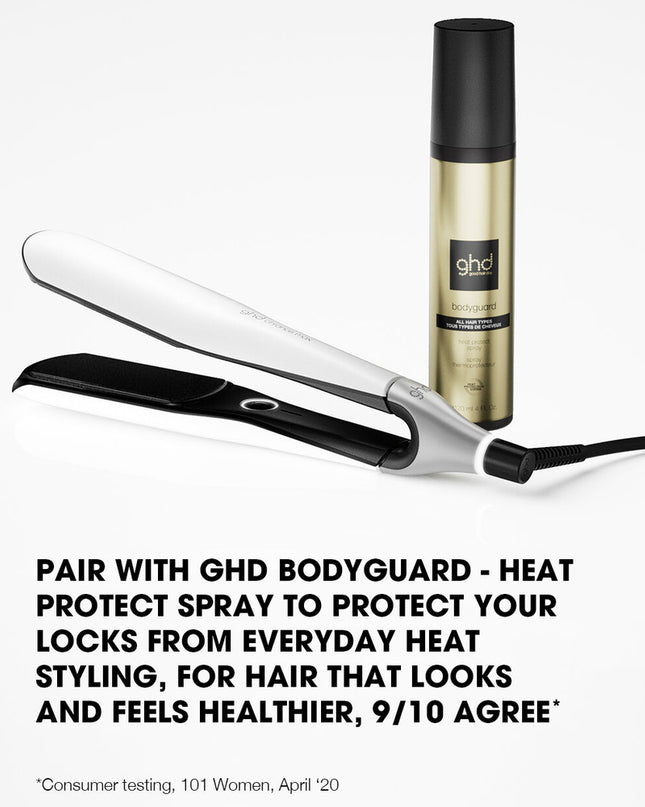 Introducing the ghd Chronos Max the latest professional wide plate flat iron from ghd, featuring HD motion-responsive technology for ultimate precision and 3x faster results. Engineered to transform long, thick, and curly hair, this advanced styler delivers high-definition results in just one stroke.