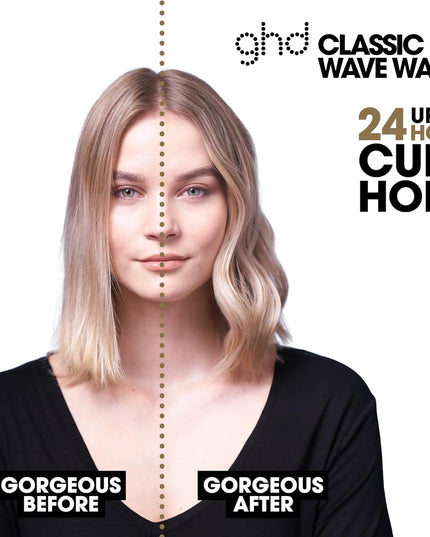 Features a 1.25" medium barrel for glamorous perfectly defined curls, preset to the optimum styling temperature of 365°F for no extreme-heat styling. Create glamorous and perfectly defined curls for all hair lengths including short hair. Featuring ultra-zone technology that monitors heat 250x a second for shiny, long-lasting results, personalized to you. Preset to the optimum styling temperature of 365°F for no extreme heat styling.