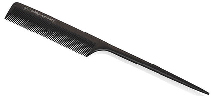 Unlock the power of the ghd tail comb. This fine-tooth tool can help you master styles, control stray hairs and make backcombing a breeze.The fine toothed design and anti-static properties make this comb perfect for intricate styling.