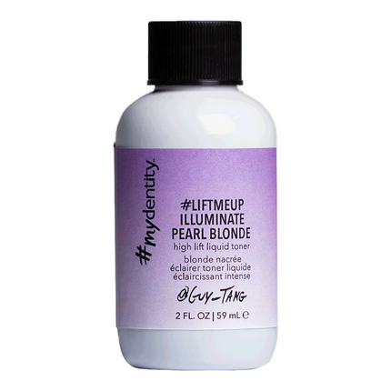 The #LiftMeUp Collection is a range of high lift demi-permanent liquid toners and an oil booster that provide up to 6 levels of lift while depositing an even iridescent blonde reflection.