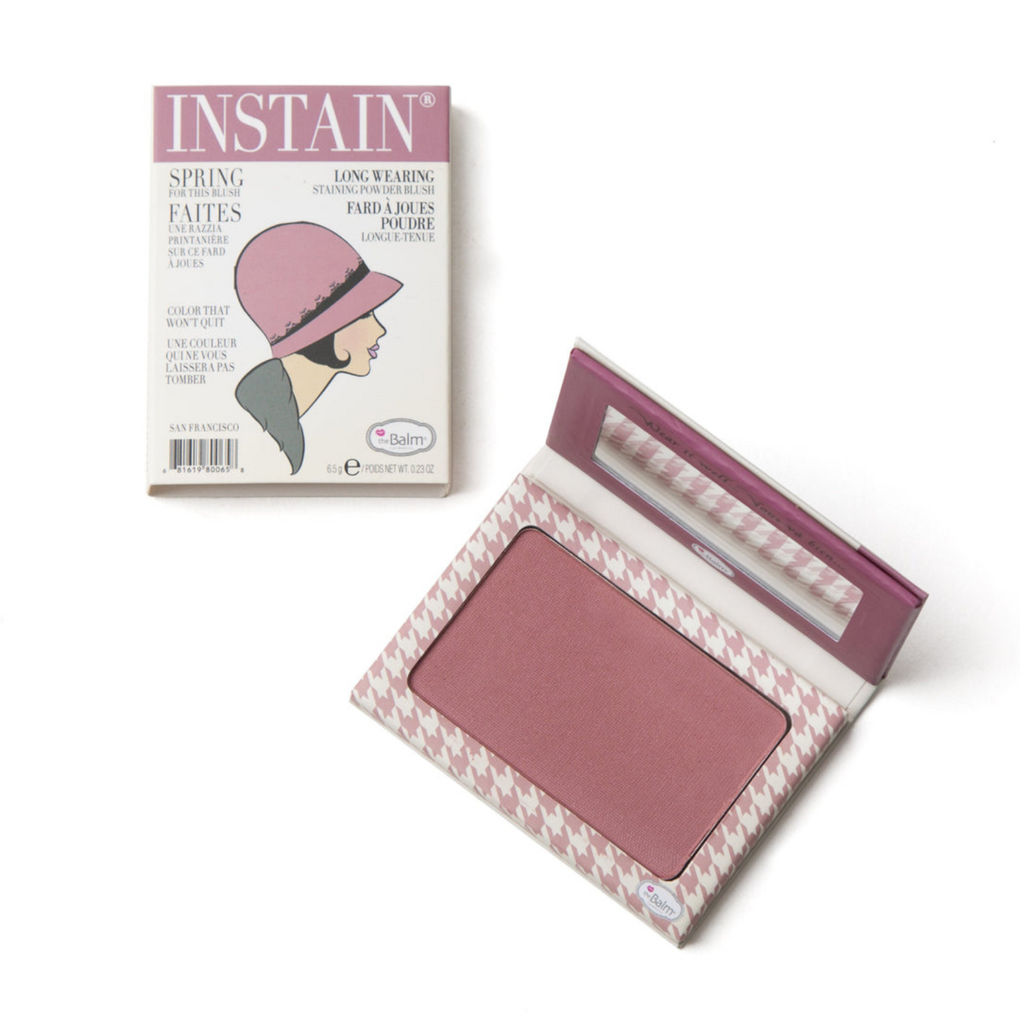 theBalm - INSTAIN Powder Staining Blush - Houndstooth