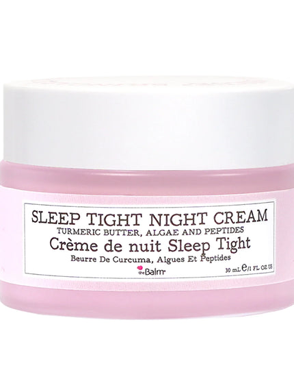 Good night. Great Morning. Nourish your skin while you rest with our Sleep tight Night Cream. With Algae, Peptides Turmeric Butter to reduce the appearance of fine lines and wrinkles, your skin will wake up feeling younger, and looking more nourished and refreshed.