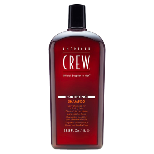 American Crew Fortifying Shampoo - cleanses, softens and removes buildup to help increase hair volume, leaves the hair soft and clean.