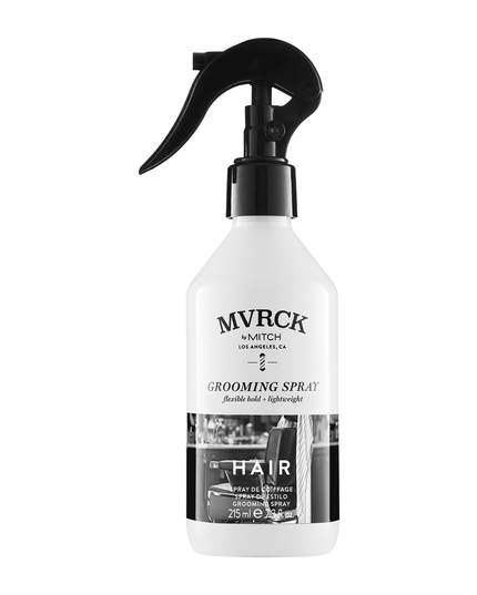 Ideal for adding texture and volume to hair, Grooming Spray creates a variety of men's hairstyles. This lightweight finishing hairspray features a trigger sprayer for no-fuss dispensing. It gives hair added height, buildable hold and natural shine with an energizing agave citrus scent. a variety of hairstyles with this this lightweight finishing hairspray. Ideal for adding texture and volume to hair, it contains thickening agents that give hair added height, buildable hold and natural shine.
