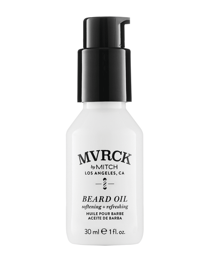 Soften coarse facial hair with this softening oil. Ideal for dry, unruly beards, Beard Oil softens coarse hair with a blend of shea butter, sunflower seed oil and other hydrating ingredients. The lightweight formula tames all beard styles and lengths, from light stubble to full grown and everything in between. Keeps beards looking soft, shiny and healthy, and refreshes the senses with an energizing agave citrus scent.