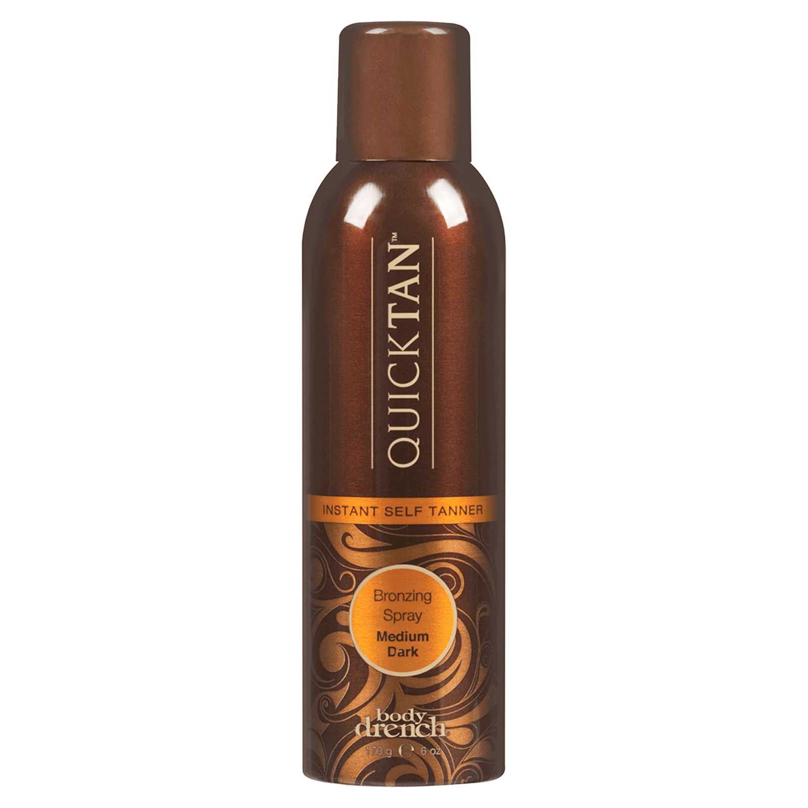 This fast-drying, non-greasy spray provides even coverage and will not fade, streak, smear or give you an orange appearance. Formulated with Aloe Extract (rich in vitamins and amino acids), Black Walnut Extract (rich in Tannin) and Chamomile Extract (to condition skin), Quick Tan will give you a long-lasting bronze tan for up to five days. Perfect for men and women, Quick Tan can be used on both the face and body for a natural-looking healthy glow.