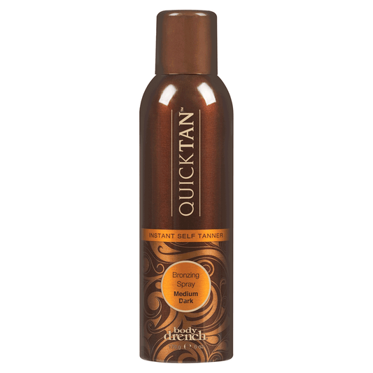 This fast-drying, non-greasy spray provides even coverage and will not fade, streak, smear or give you an orange appearance. Formulated with Aloe Extract (rich in vitamins and amino acids), Black Walnut Extract (rich in Tannin) and Chamomile Extract (to condition skin), Quick Tan will give you a long-lasting bronze tan for up to five days. Perfect for men and women, Quick Tan can be used on both the face and body for a natural-looking healthy glow.