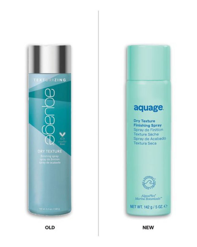 Aquage Dry Texture Finishing Spray is a fast-drying, medium-hold texturizing and finishing spray designed to enhance body, volume and texture.