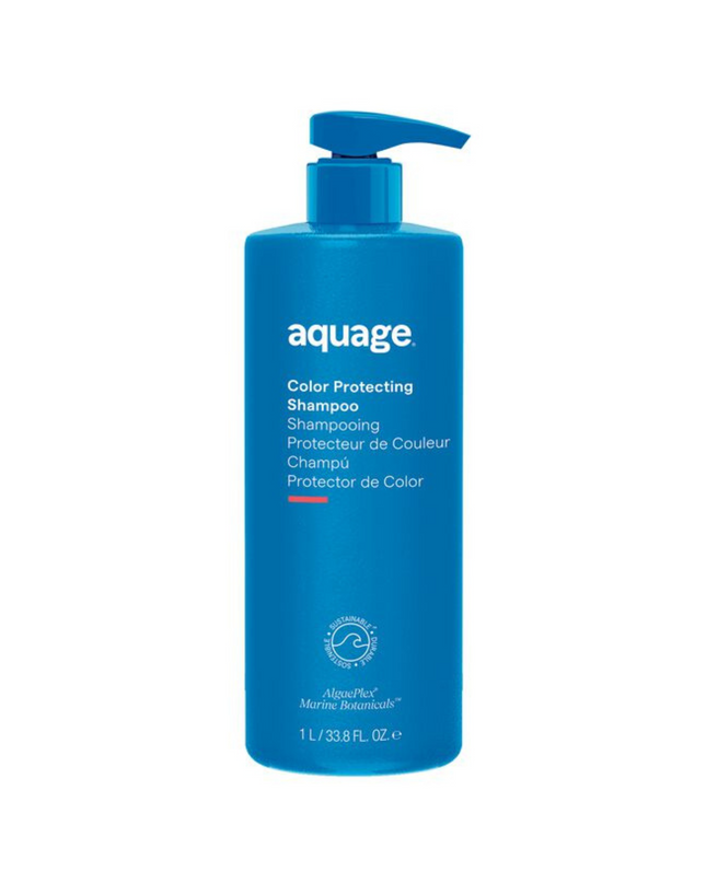 Aquage Color Protecting Shampoo is specifically created for color-treated hair and helps to provide ultimate protection against color fading.