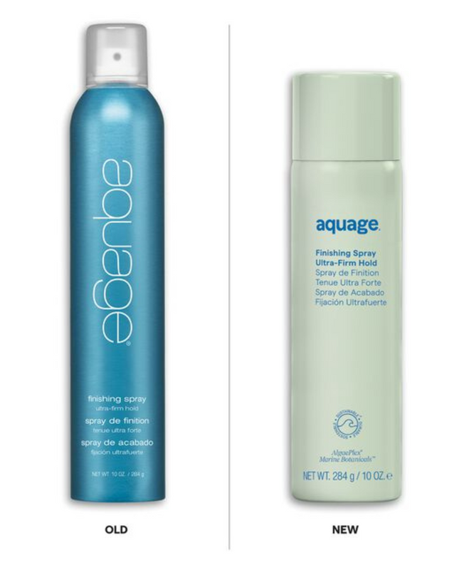 Aquage Beyond Shine is a zero-hold spray that adds brilliant shine to finished styles.