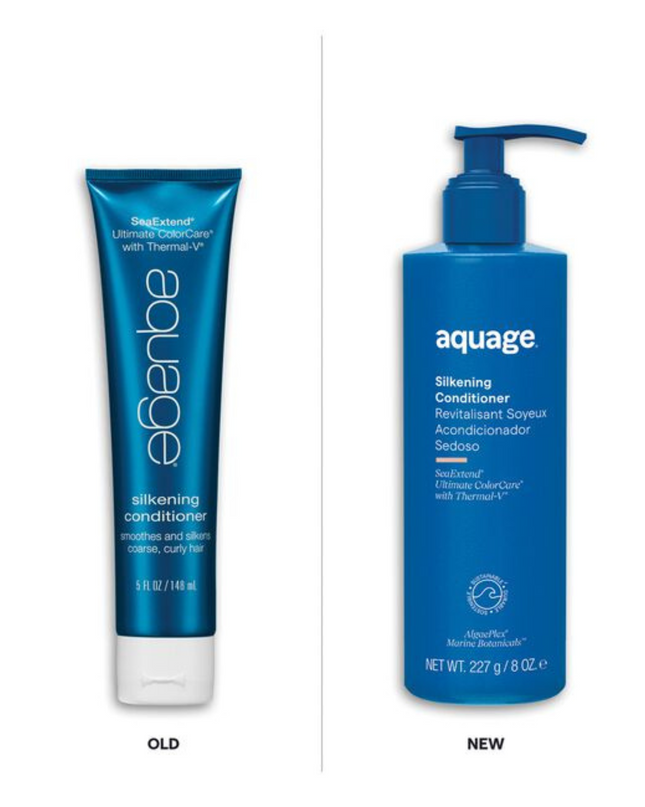 Aquage Silkening Conditioner is a rich conditioner that dramatically improves manageability and prepares hair for sleek, smooth styling with frizz-free results.