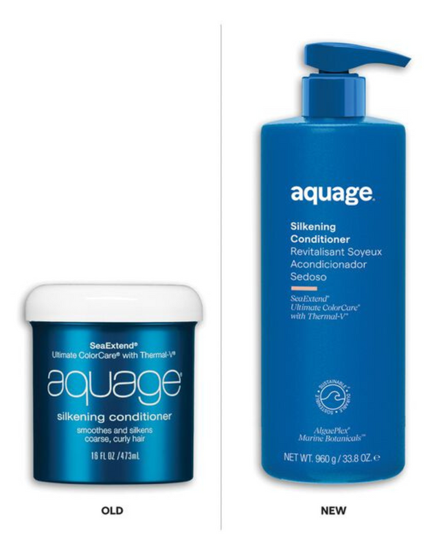 Aquage Silkening Conditioner is a rich conditioner that dramatically improves manageability and prepares hair for sleek, smooth styling with frizz-free results.