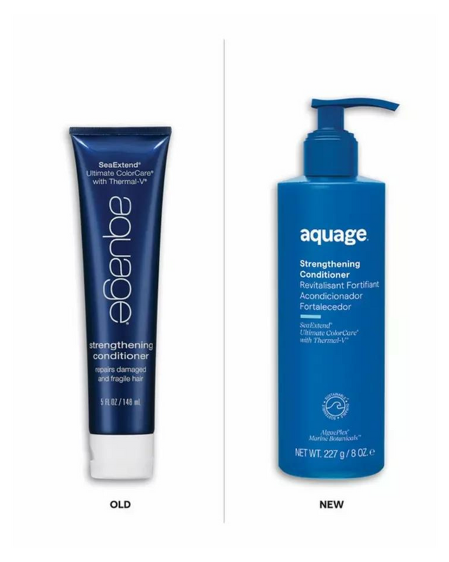 Aquage Strengthening Shampoo is ideal for chemically-treated, fragile or brittle hair.
