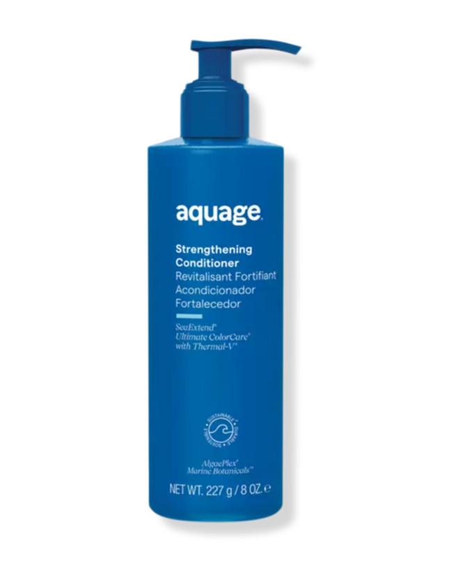 Aquage Strengthening Shampoo is ideal for chemically-treated, fragile or brittle hair.