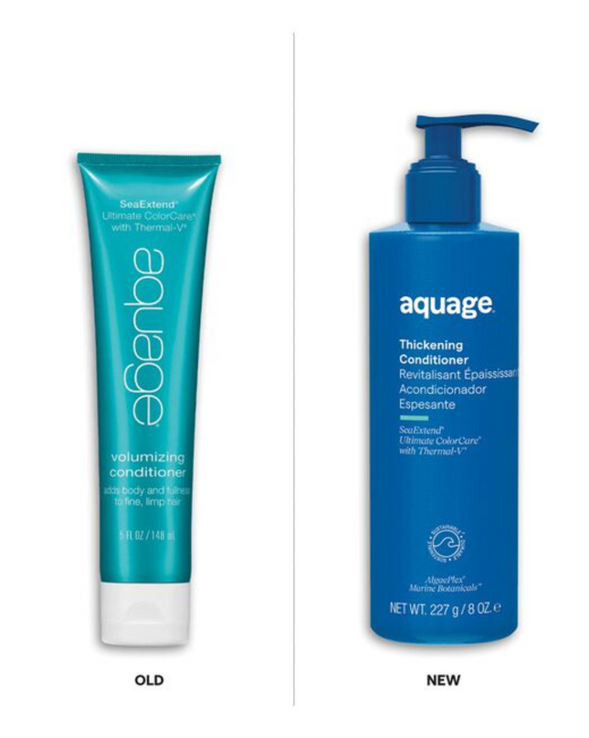 Aquage Thickening Conditioner is a luxurious conditioner that adds frizz-free body and fullness.