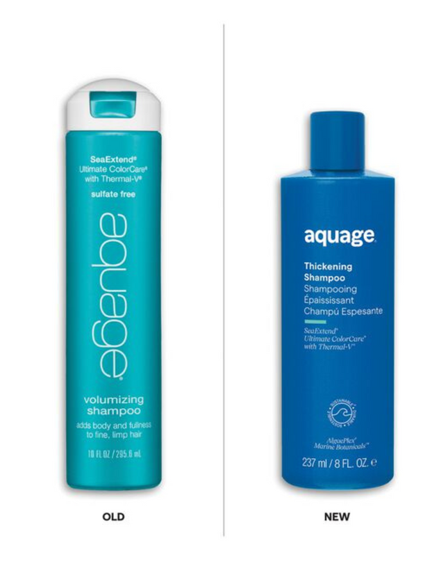 Aquage Thickening Shampoo is a luxurious shampoo that is ideal for fine, thin or lifeless hair.