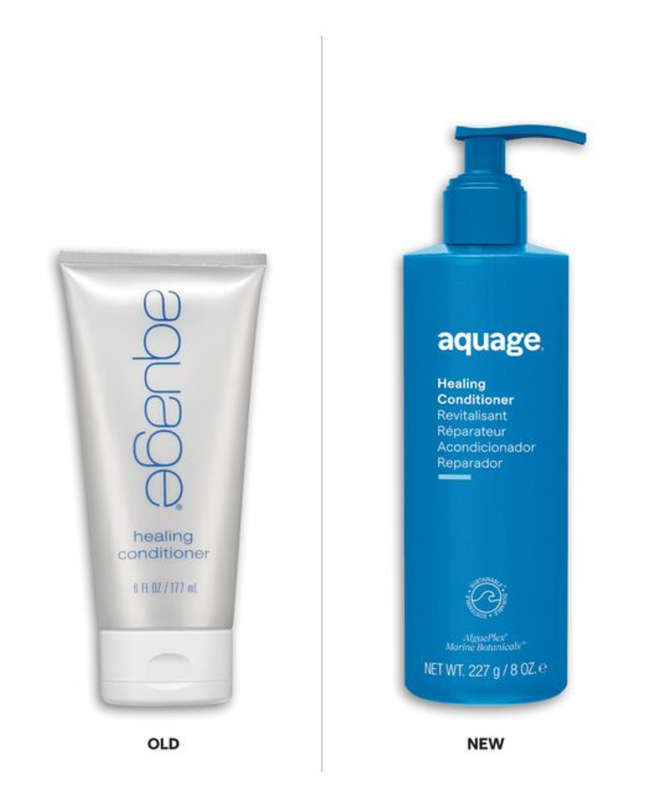 Aquage Healing Conditioner is a deep-penetrating, intense conditioner that re-moisturizes from within to heal and repair damaged areas.