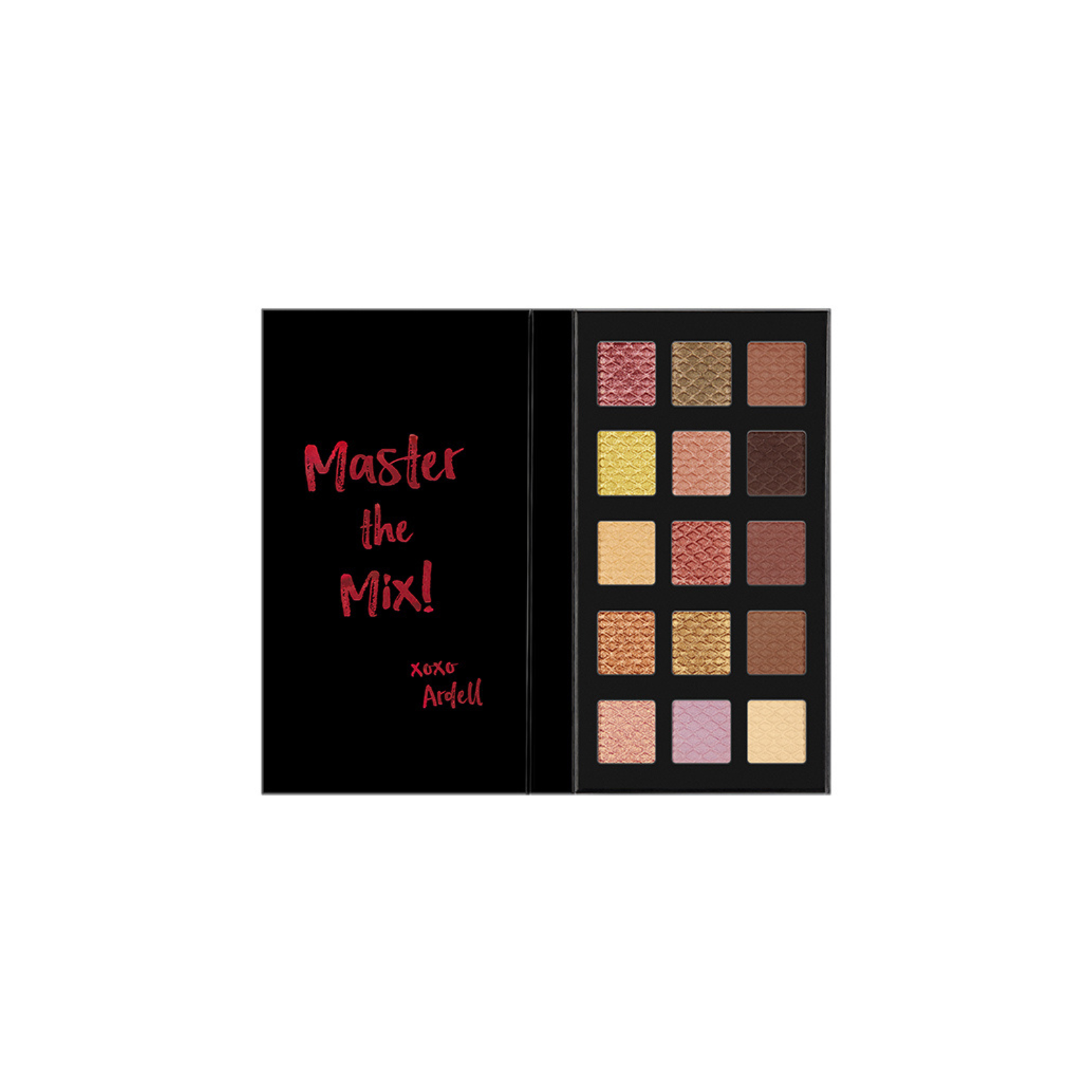 One luxurious palette, fifteen long-wearing shadows, endless possibilities. Be your own artist with the ultimate mix of matte and metallic finishes from molten to muted. Highly pigmented color payoff doesn__ fade off. Layer multiple shades to create the perfect shadow. Customize your base color, contour and define, highlight with metallic. Master the mix.