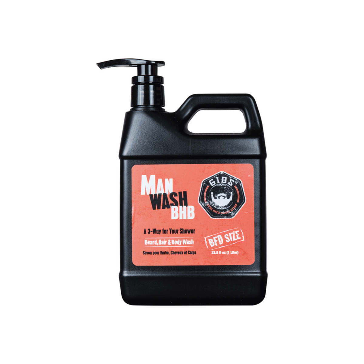 Manwash GIBS Grooming - Man Wash BHB Beard, Hair, and Body – Beauty Ship To You